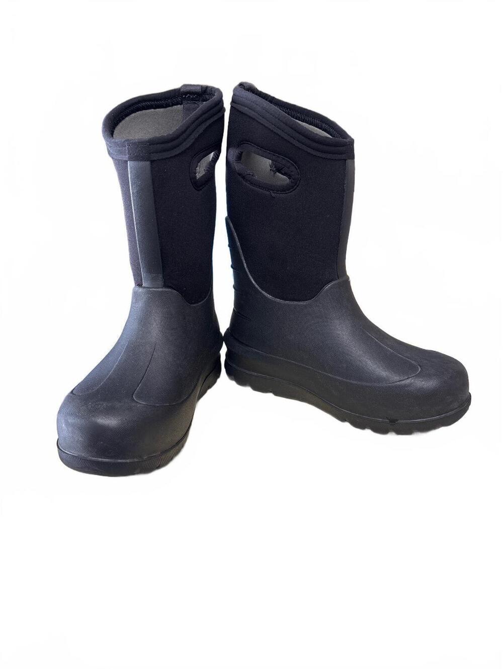 BOGS Neo-Classic Kids Waterproof Winter Boots Black Insulated Snow Rain 2Y